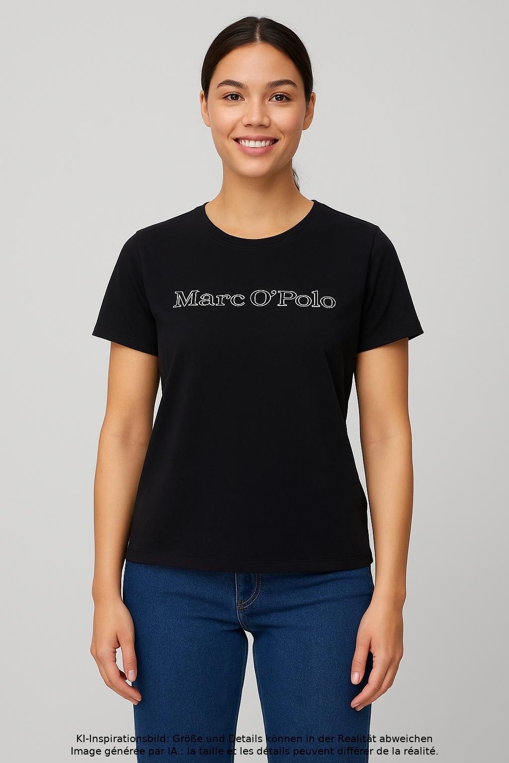 

Marc O Polo Damen T-Shirt, schwarz, Gr. 42
