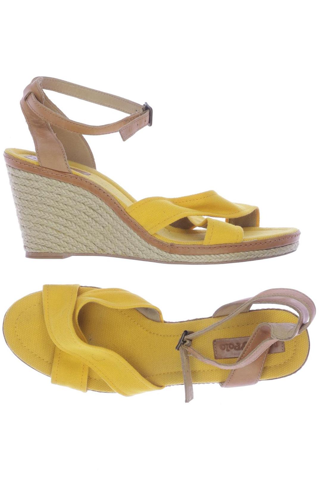 

Marc O Polo Damen Sandale, gelb, Gr. 40