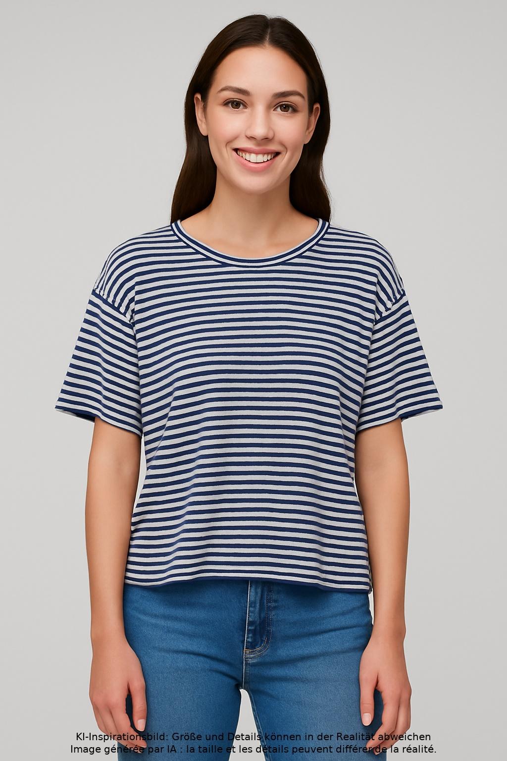 

Marc O Polo Damen T-Shirt, mehrfarbig, Gr. 42