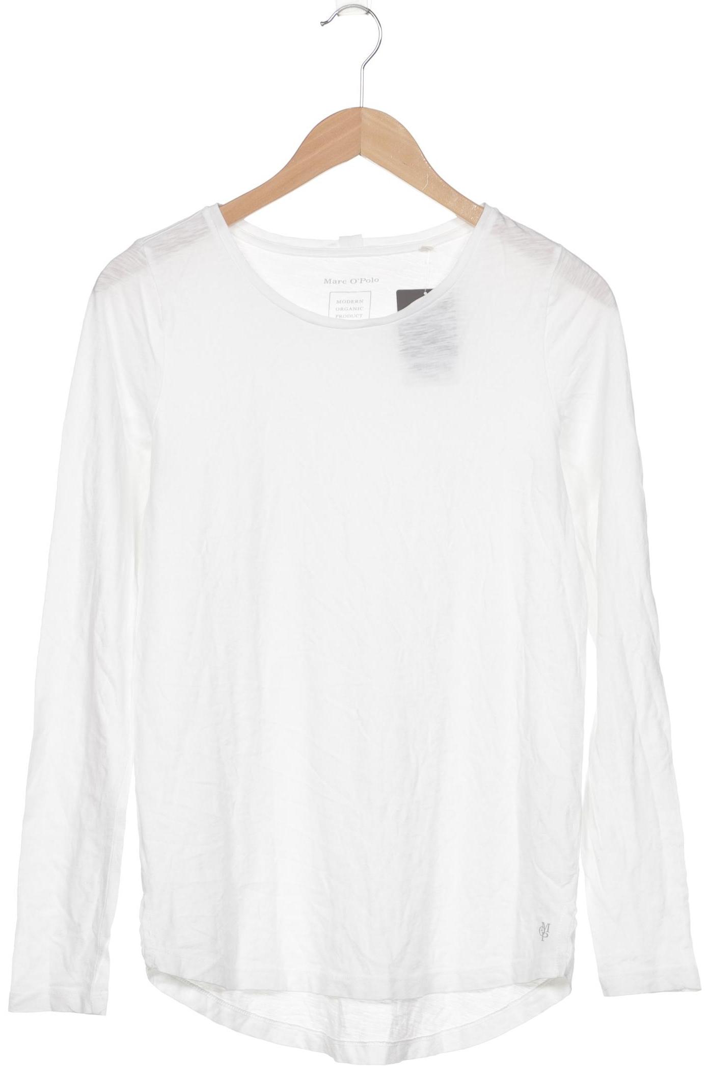 

Marc O Polo Damen Langarmshirt, weiß, Gr. 36