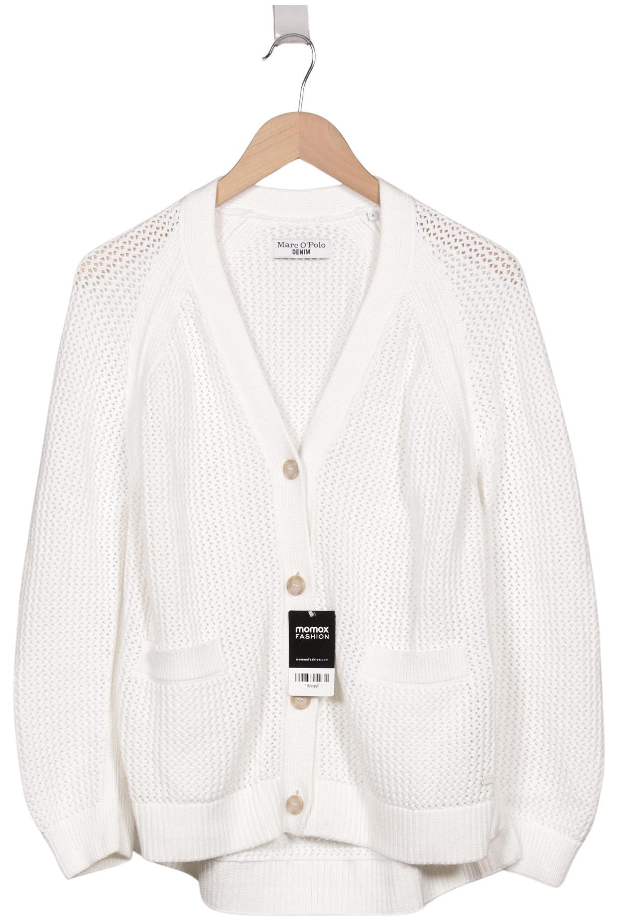 

Marc O Polo Damen Strickjacke, weiß, Gr. 36