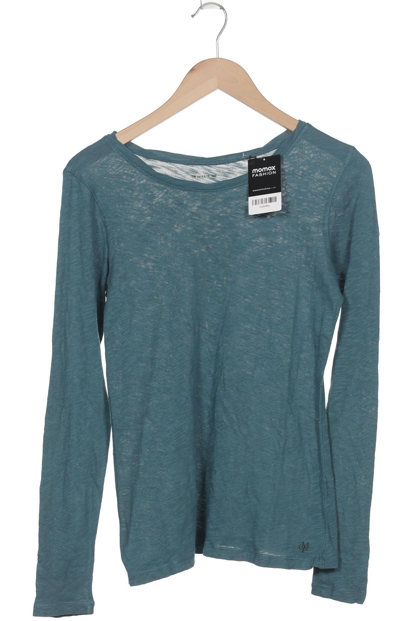 

Marc O Polo Damen Langarmshirt, türkis, Gr. 38