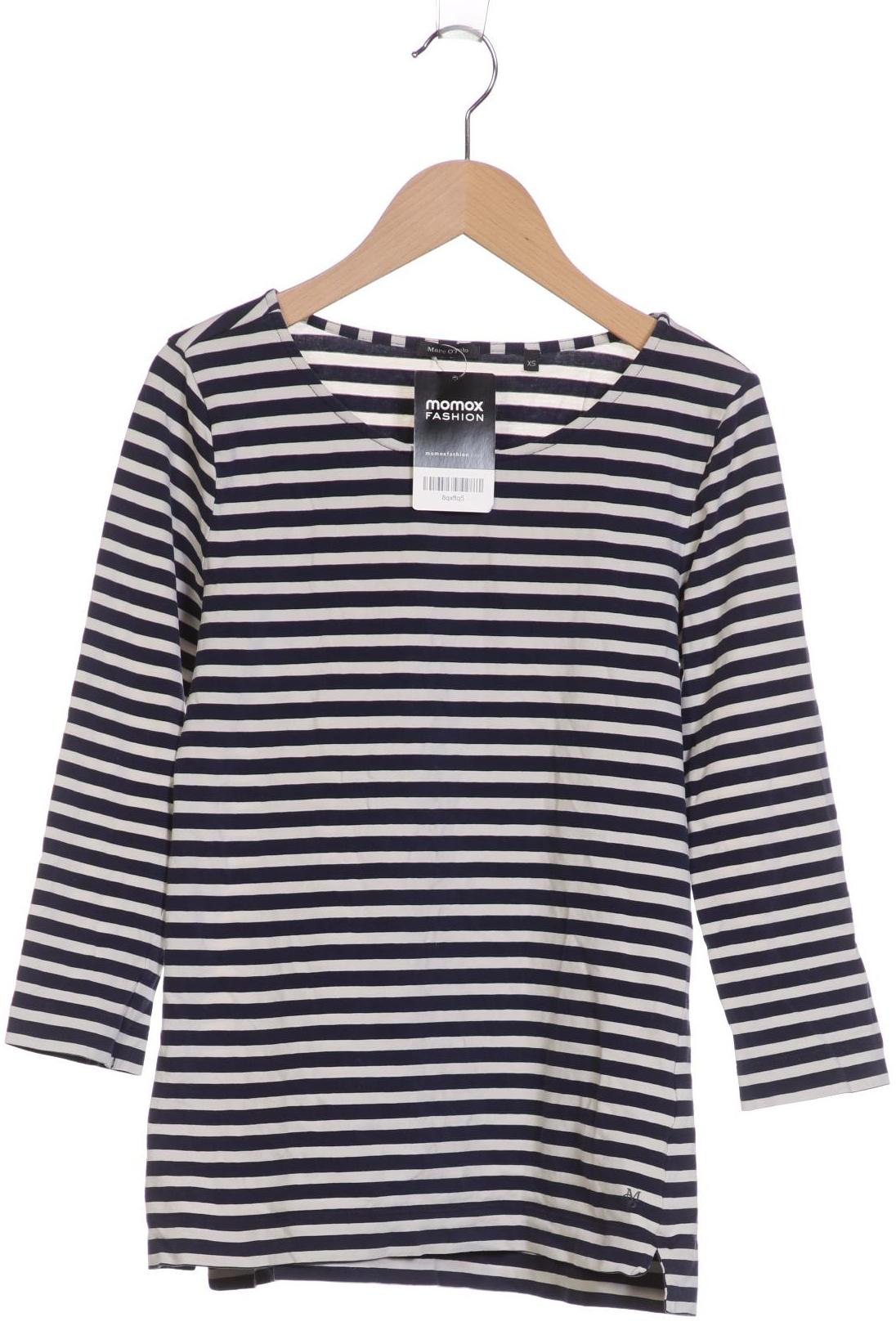 

Marc O Polo Damen Langarmshirt, marineblau, Gr. 34