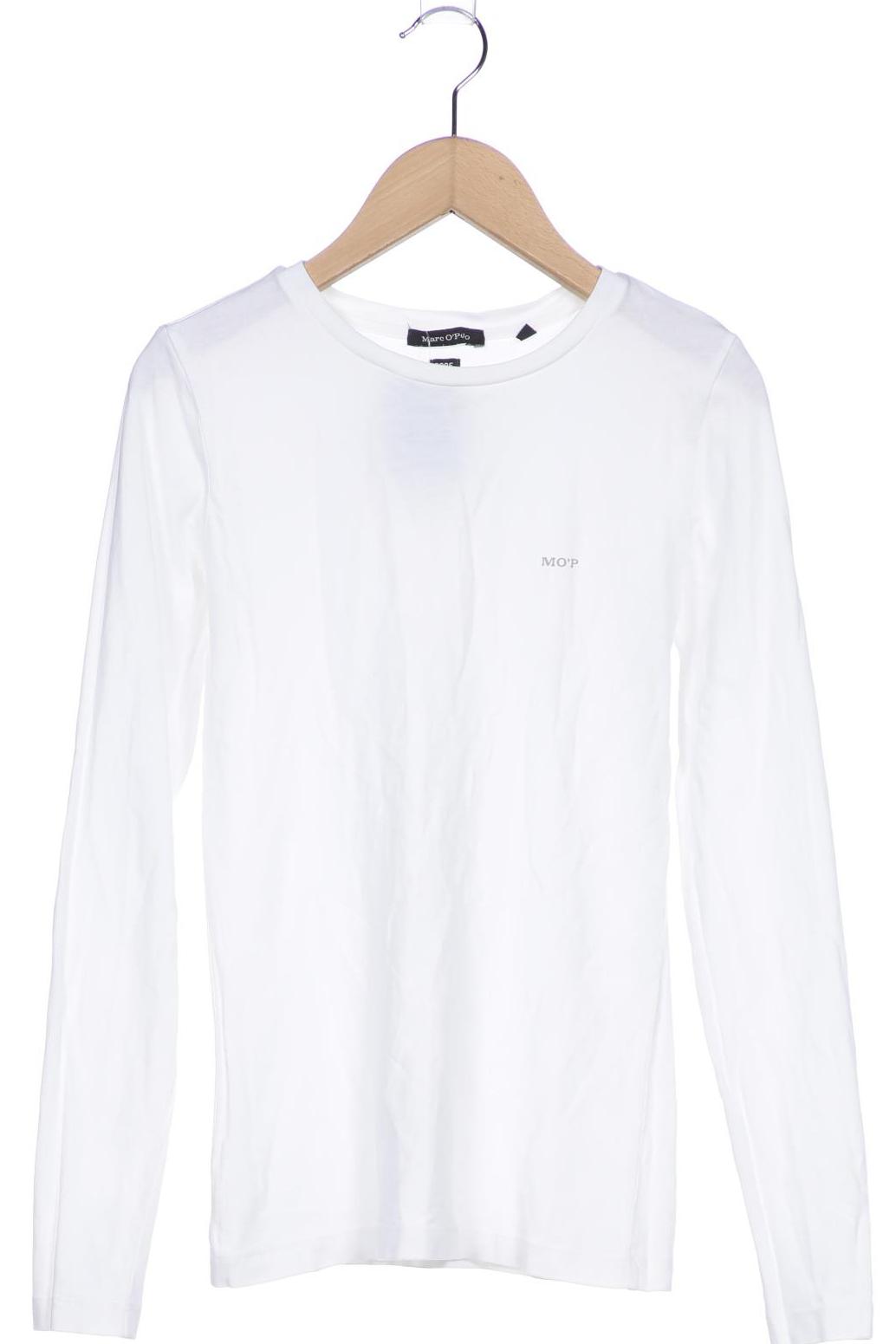 

Marc O Polo Damen Langarmshirt, weiß, Gr. 34