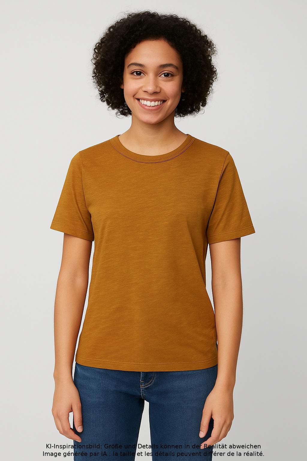 

Marc O Polo Damen T-Shirt, braun, Gr. 34