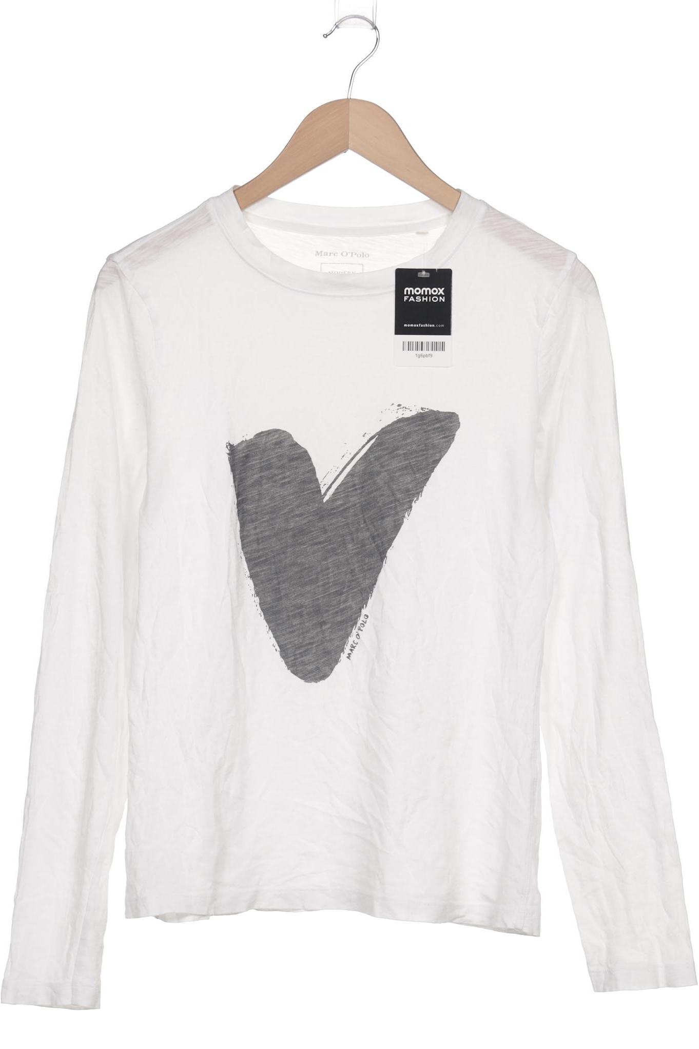

Marc O Polo Damen Langarmshirt, weiß, Gr. 38