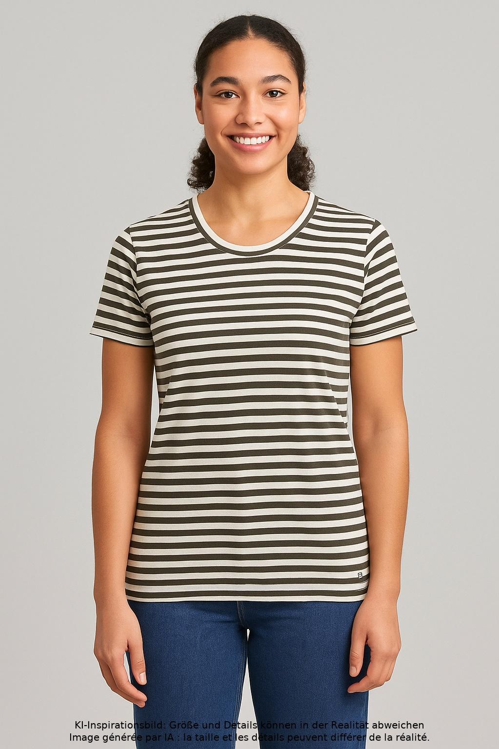

Marc O Polo Damen T-Shirt, mehrfarbig, Gr. 42