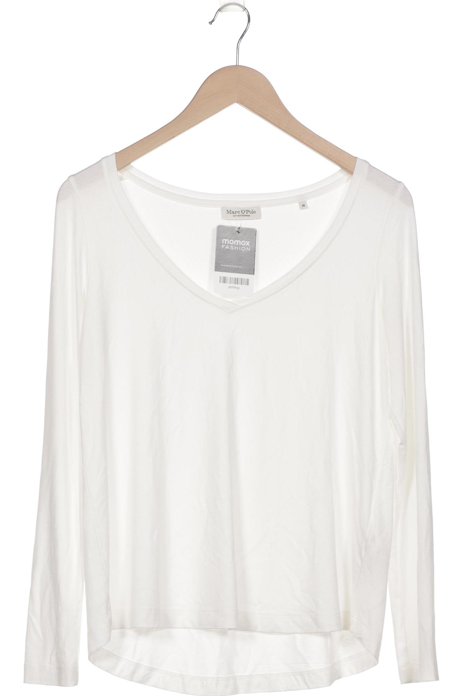

Marc O Polo Damen Langarmshirt, weiß, Gr. 34