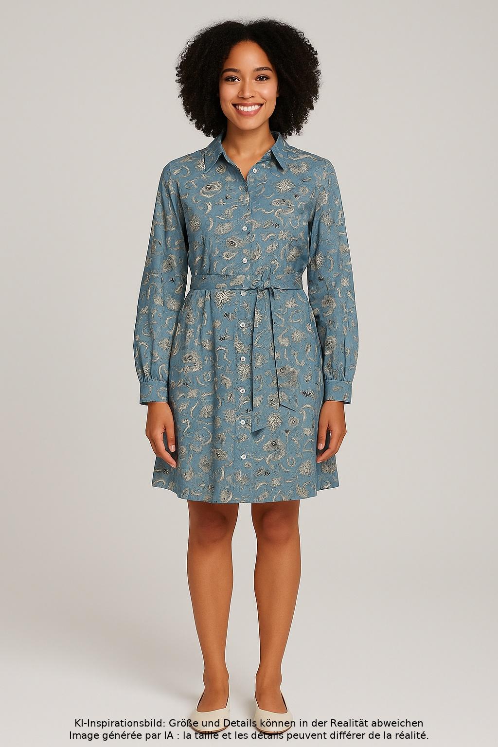 

Marc O Polo Damen Kleid, hellblau, Gr. 36