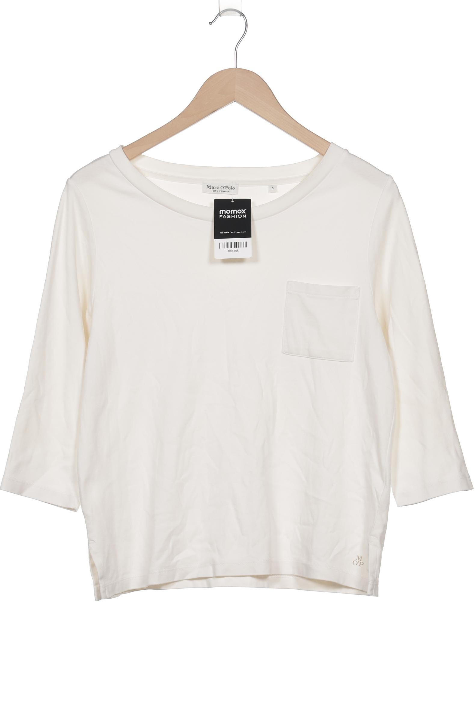 

Marc O Polo Damen Langarmshirt, weiß, Gr. 36