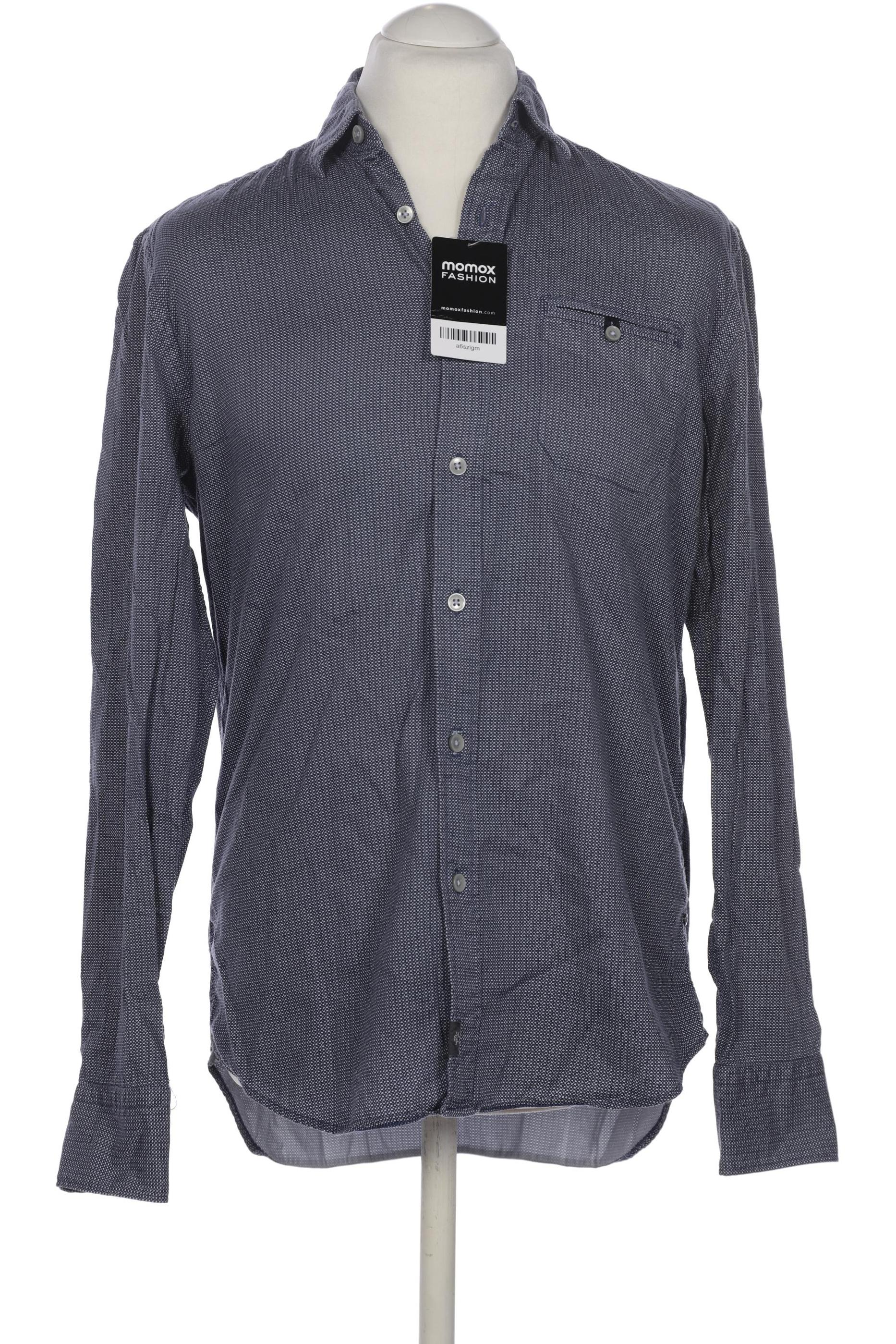 

Marc O Polo Herren Hemd, marineblau, Gr. 48