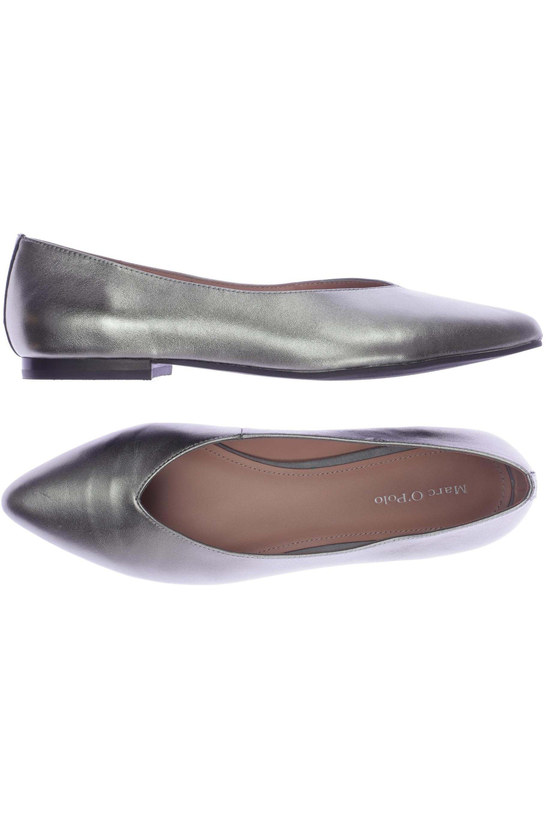 

Marc O Polo Damen Ballerinas, silber, Gr. 7.5