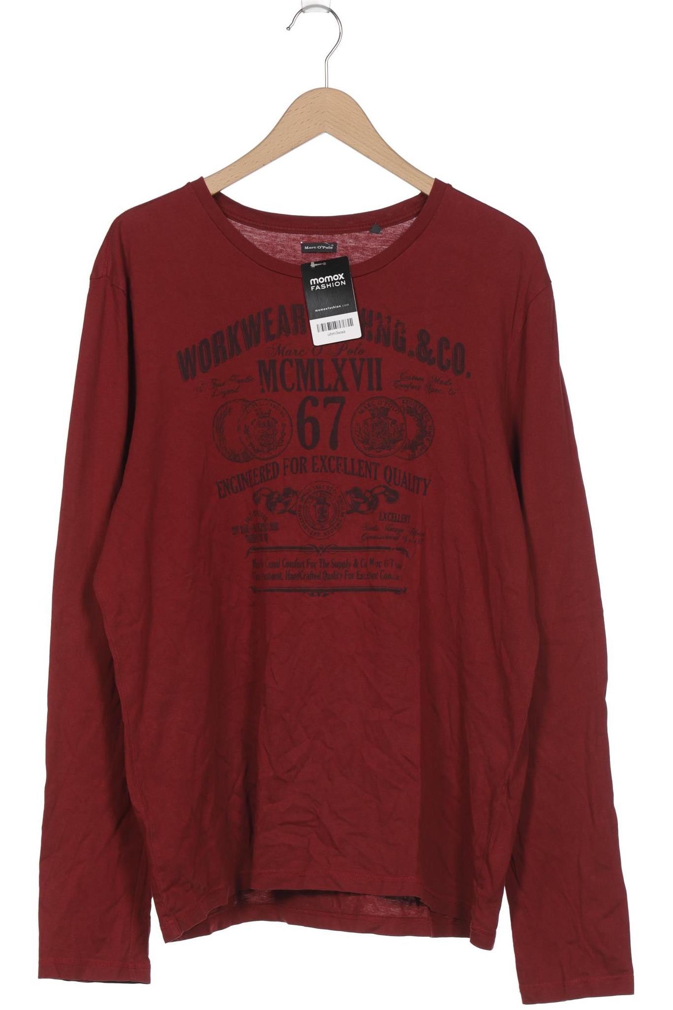 

Marc O Polo Herren Langarmshirt, bordeaux