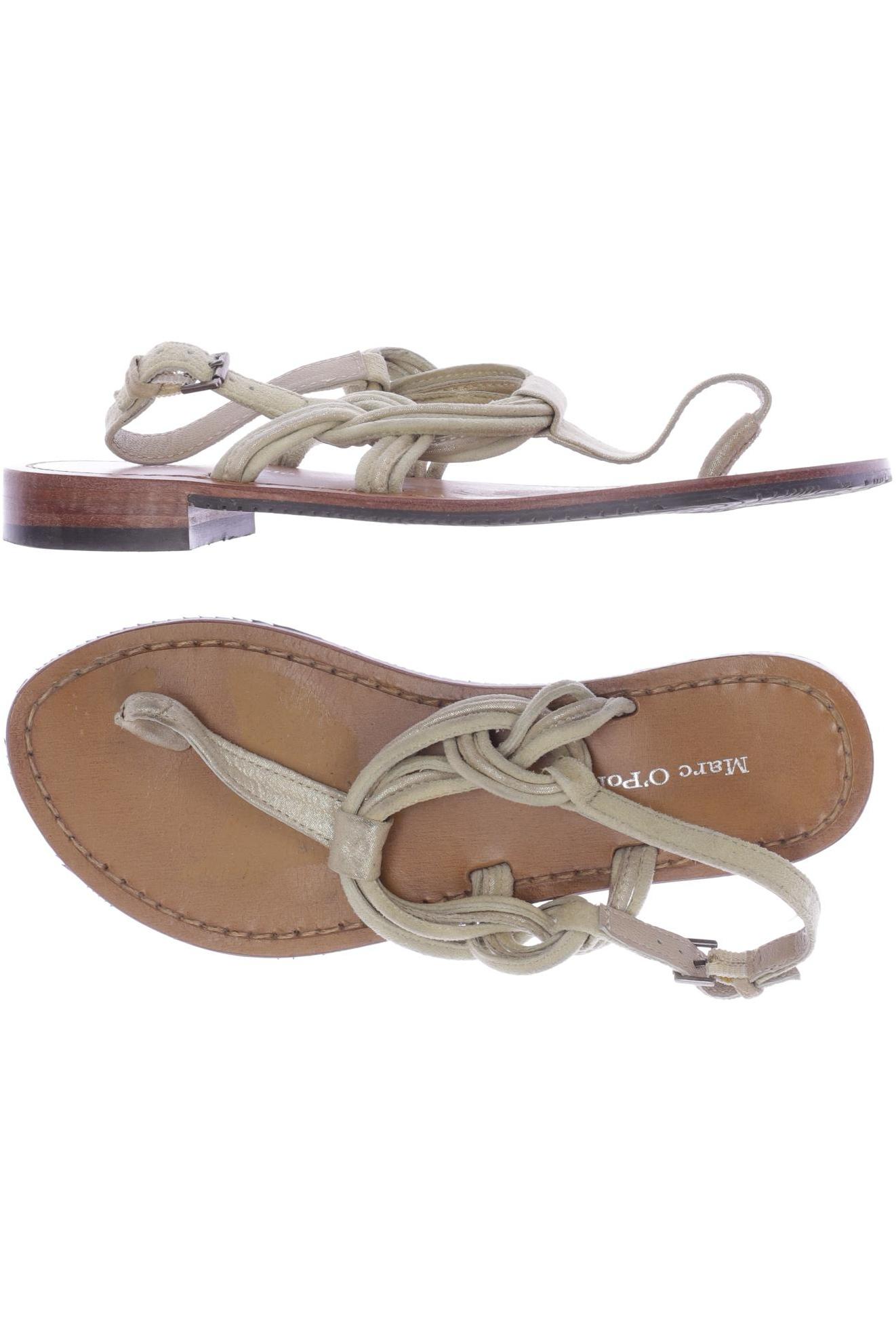

Marc O Polo Damen Sandale, beige, Gr. 36
