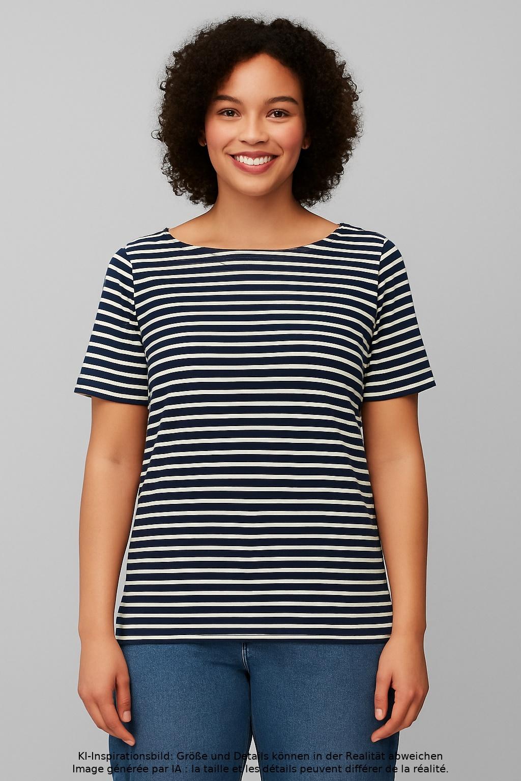 

Marc O Polo Damen T-Shirt, mehrfarbig, Gr. 42