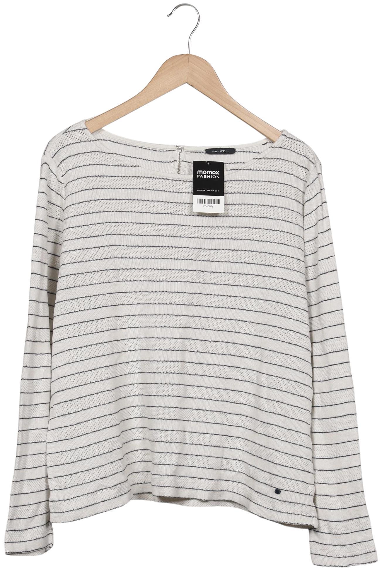 

Marc O Polo Damen Langarmshirt, weiß, Gr. 48