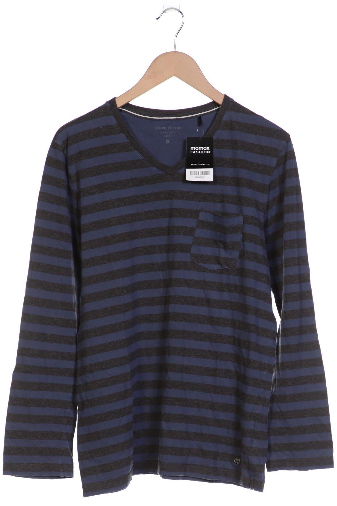 

Marc O Polo Herren Langarmshirt, blau, Gr. 52