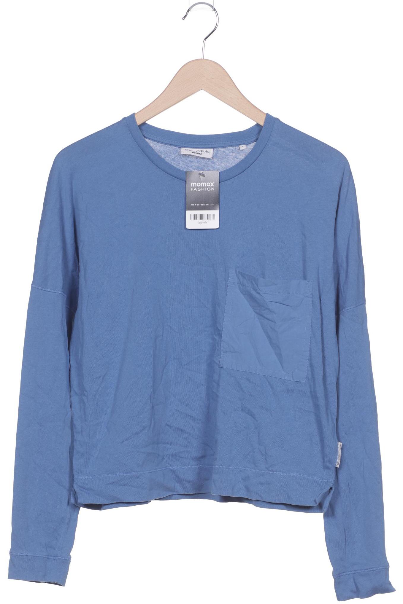 

Marc O Polo Damen Langarmshirt, blau, Gr. 36