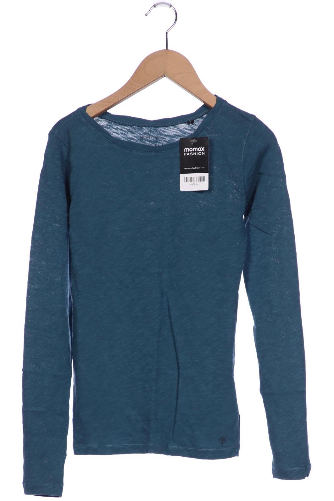 

Marc O Polo Damen Langarmshirt, blau, Gr. 34