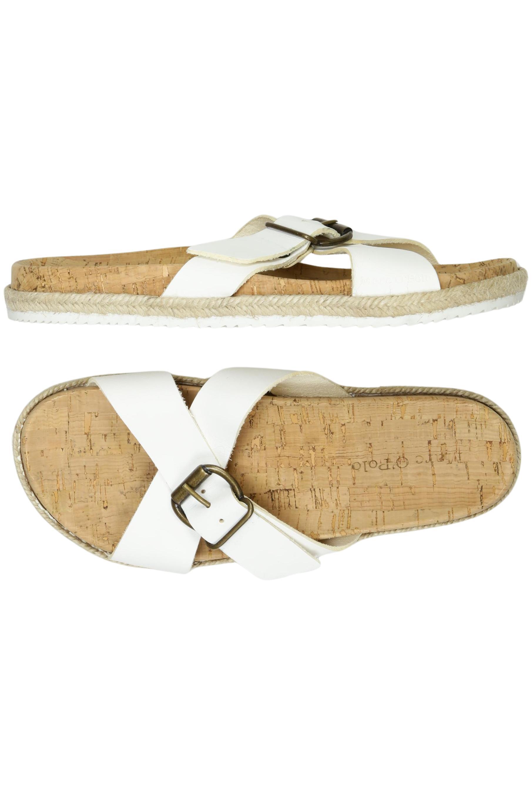 

Marc O Polo Damen Sandale, weiß, Gr. 40