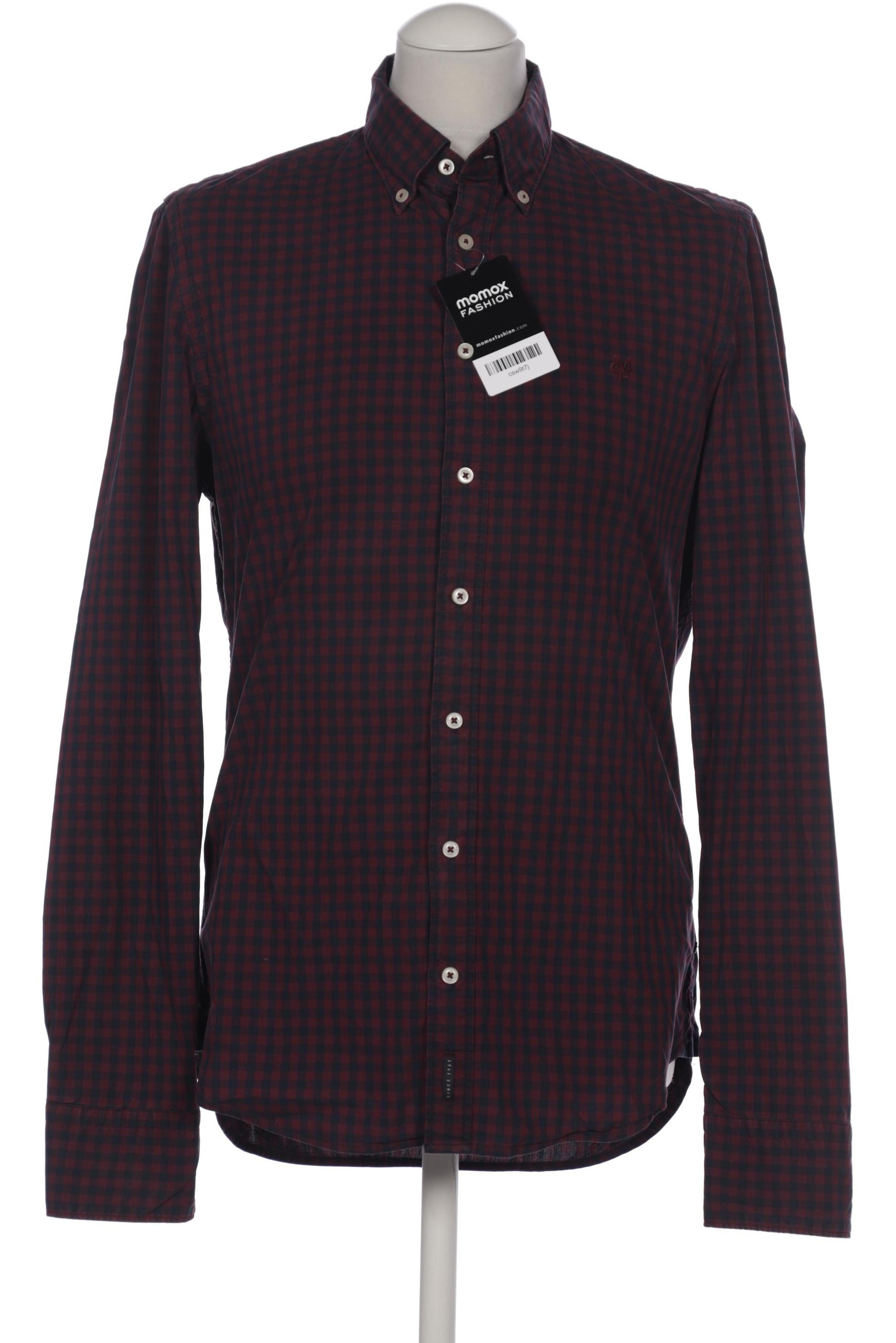 

Marc O Polo Herren Hemd, bordeaux, Gr. 46