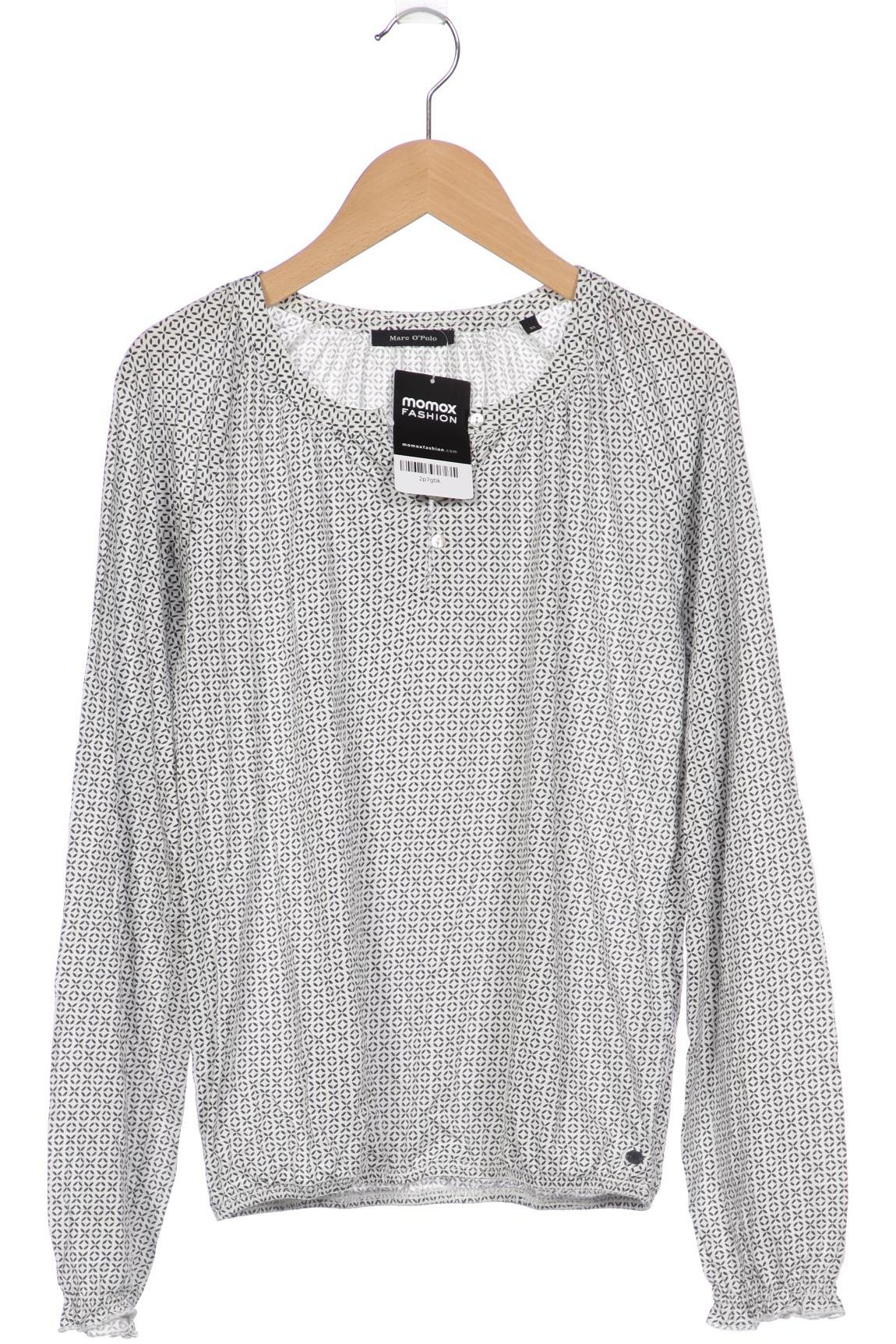 

Marc O Polo Damen Langarmshirt, weiß, Gr. 34