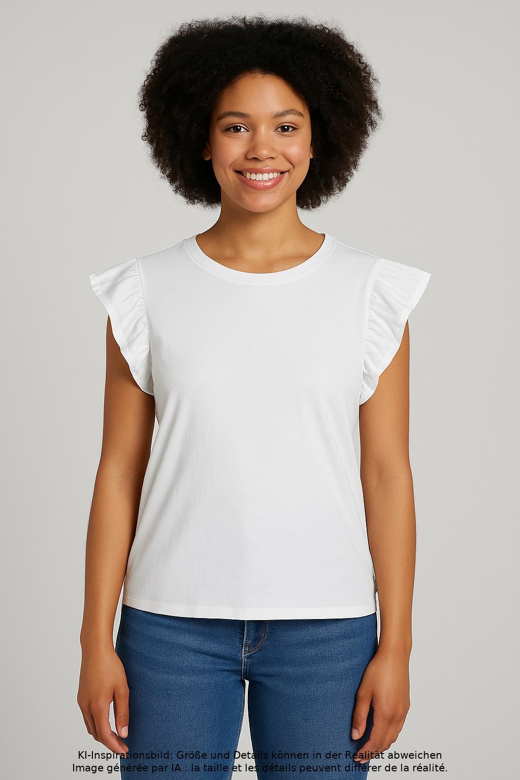 

Marc O Polo Damen T-Shirt, weiß, Gr. 42