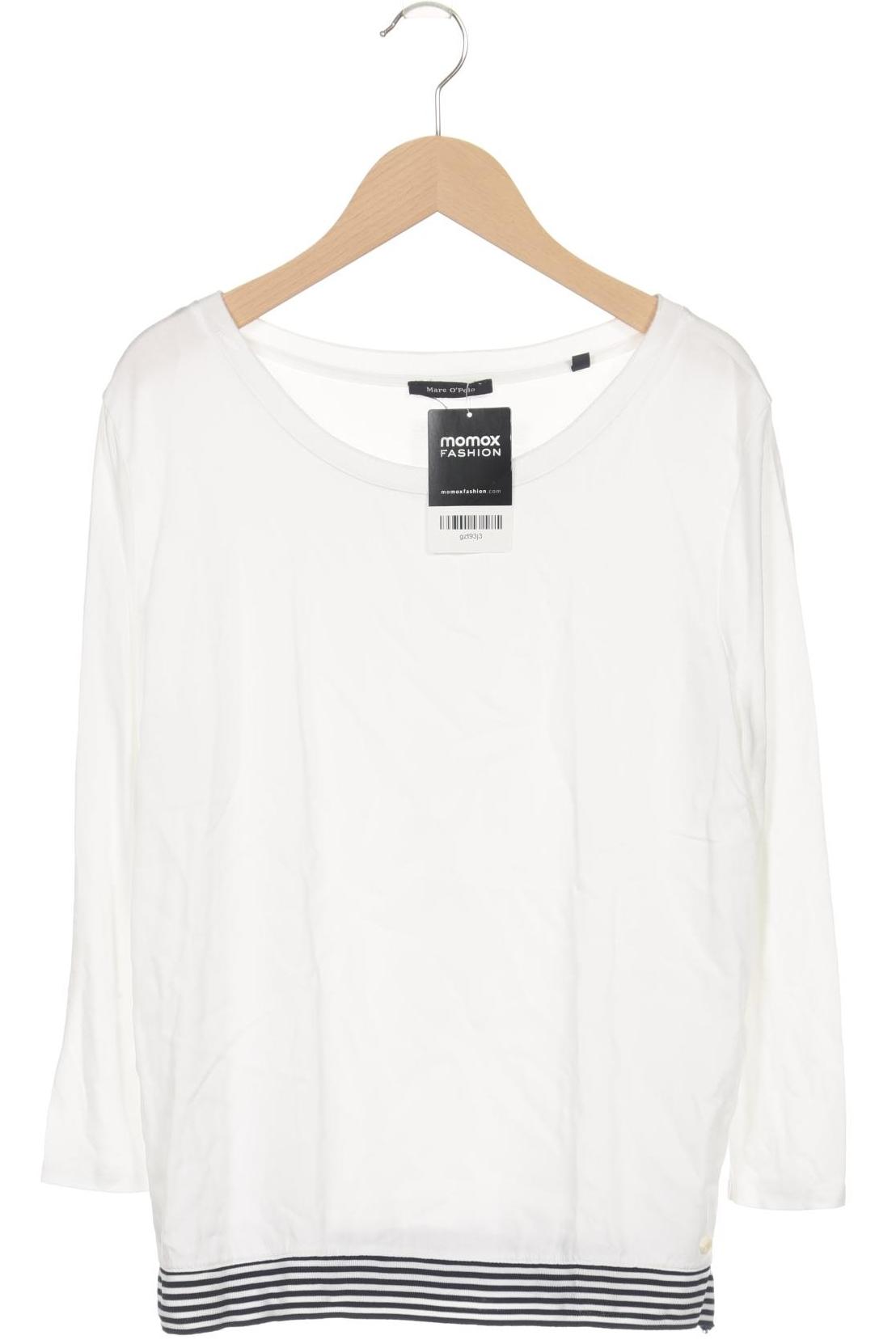 

Marc O Polo Damen Langarmshirt, weiß, Gr. 38