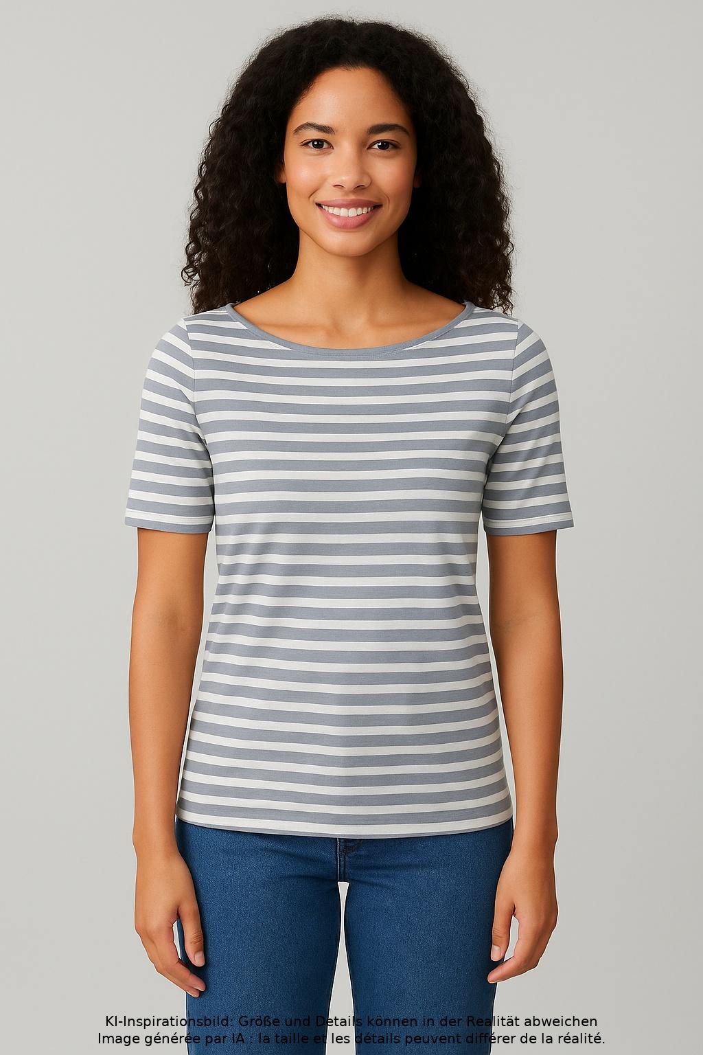 

Marc O Polo Damen T-Shirt, mehrfarbig, Gr. 38