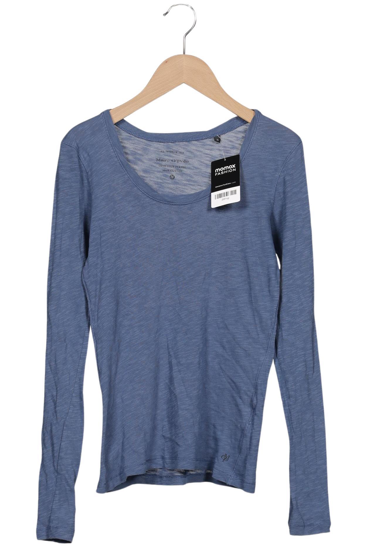 

Marc O Polo Damen Langarmshirt, blau, Gr. 34