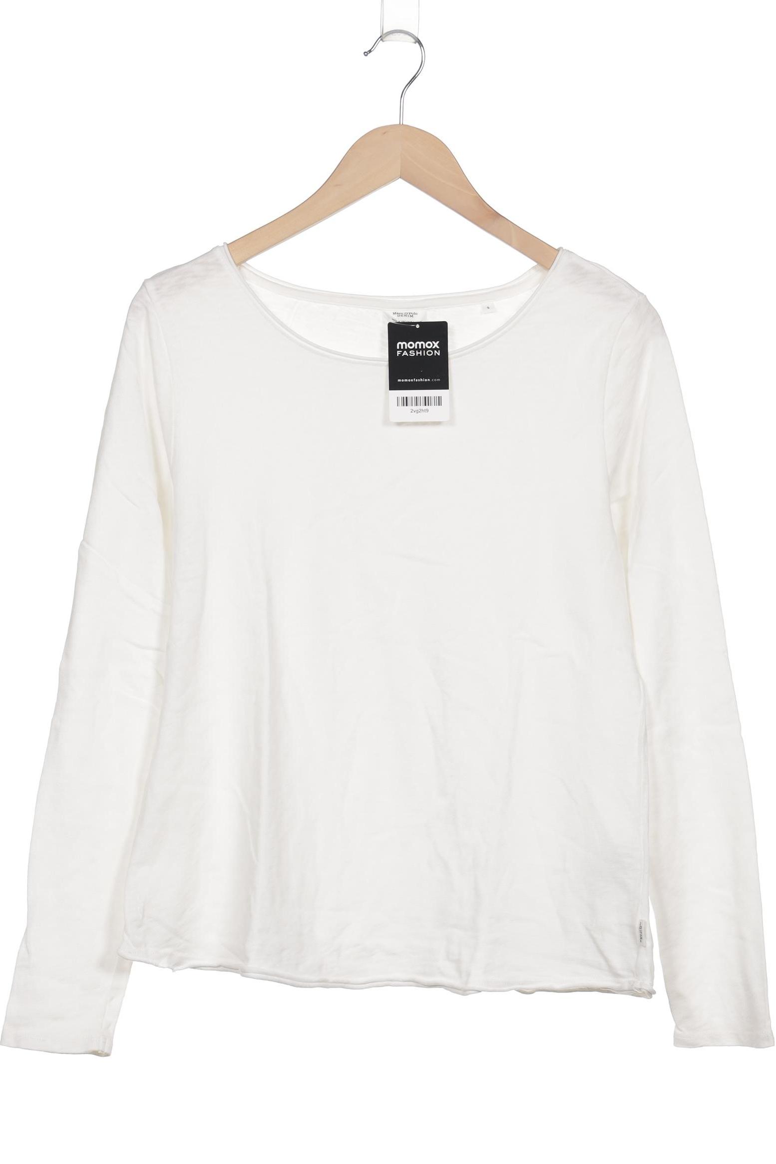 

Marc O Polo Damen Langarmshirt, weiß, Gr. 36