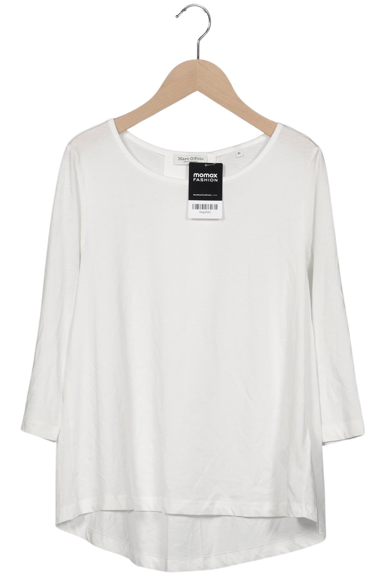 

Marc O Polo Damen Langarmshirt, weiß, Gr. 34