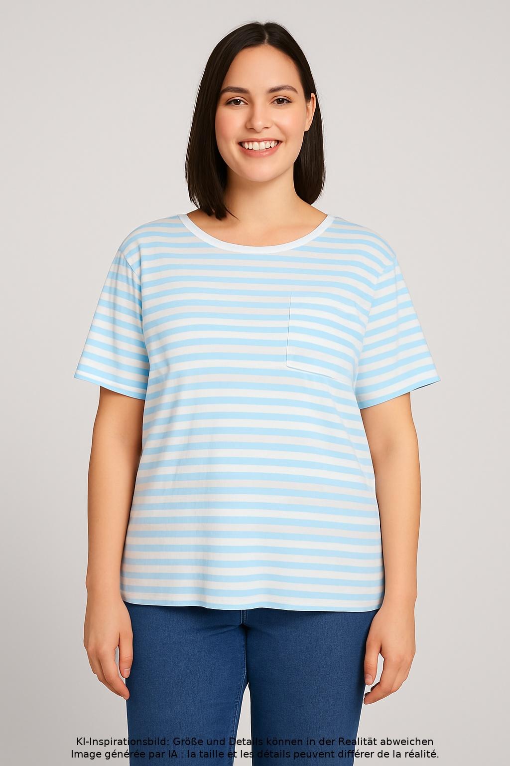 

Marc O Polo Damen T-Shirt, mehrfarbig, Gr. 44