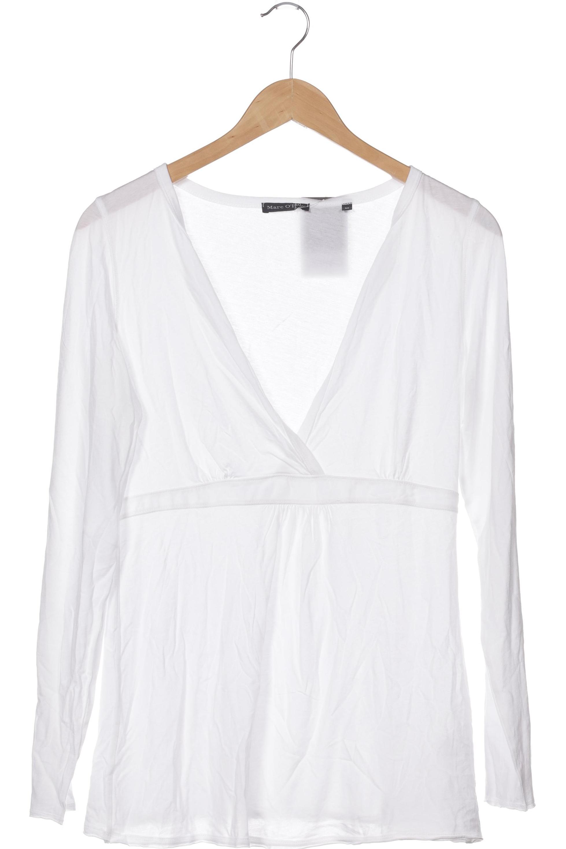 

Marc O Polo Damen Langarmshirt, weiß, Gr. 38