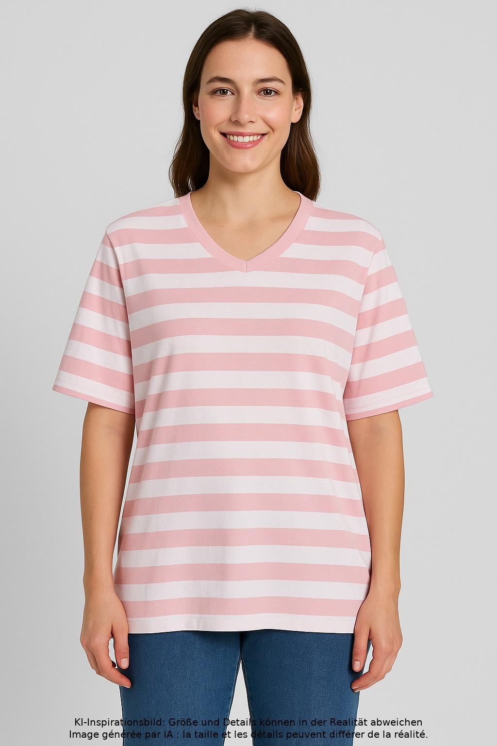 

Marc O Polo Damen T-Shirt, mehrfarbig, Gr. 44