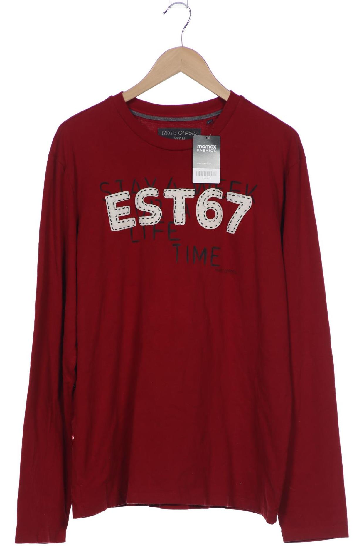 

Marc O Polo Herren Langarmshirt, rot, Gr. 56