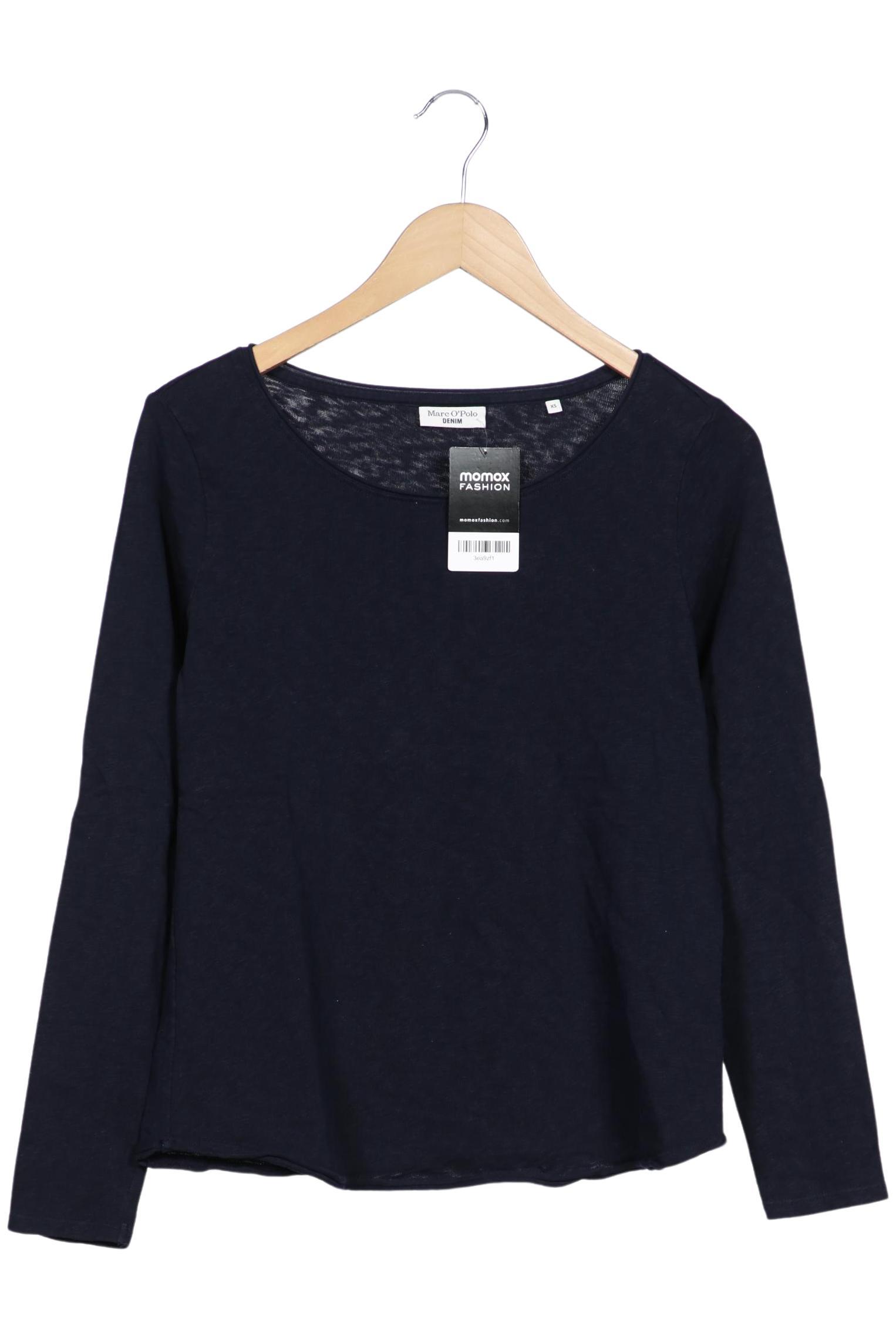 

Marc O Polo Damen Langarmshirt, marineblau, Gr. 34