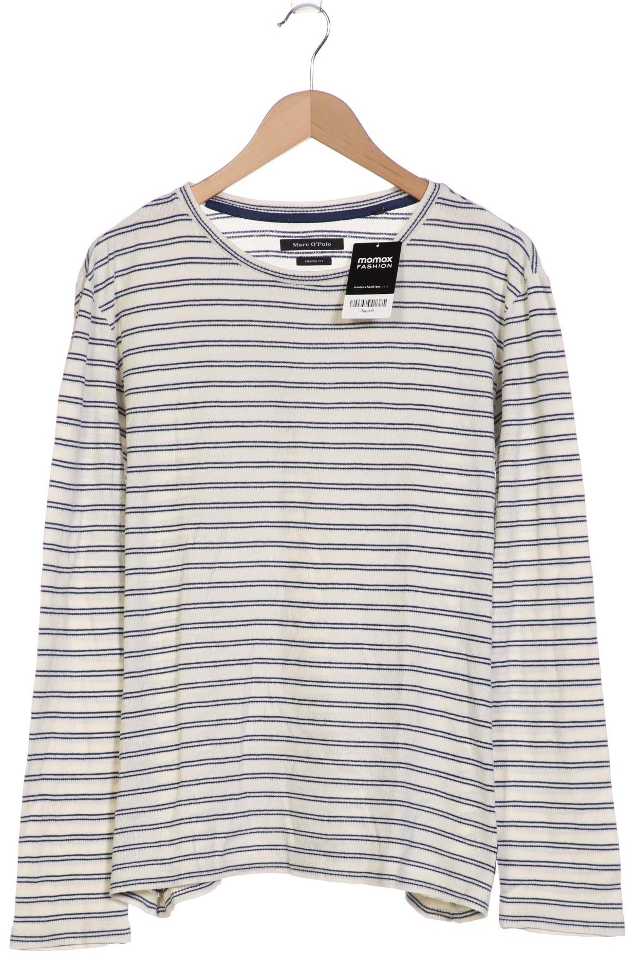 

Marc O Polo Herren Langarmshirt, blau, Gr. 52