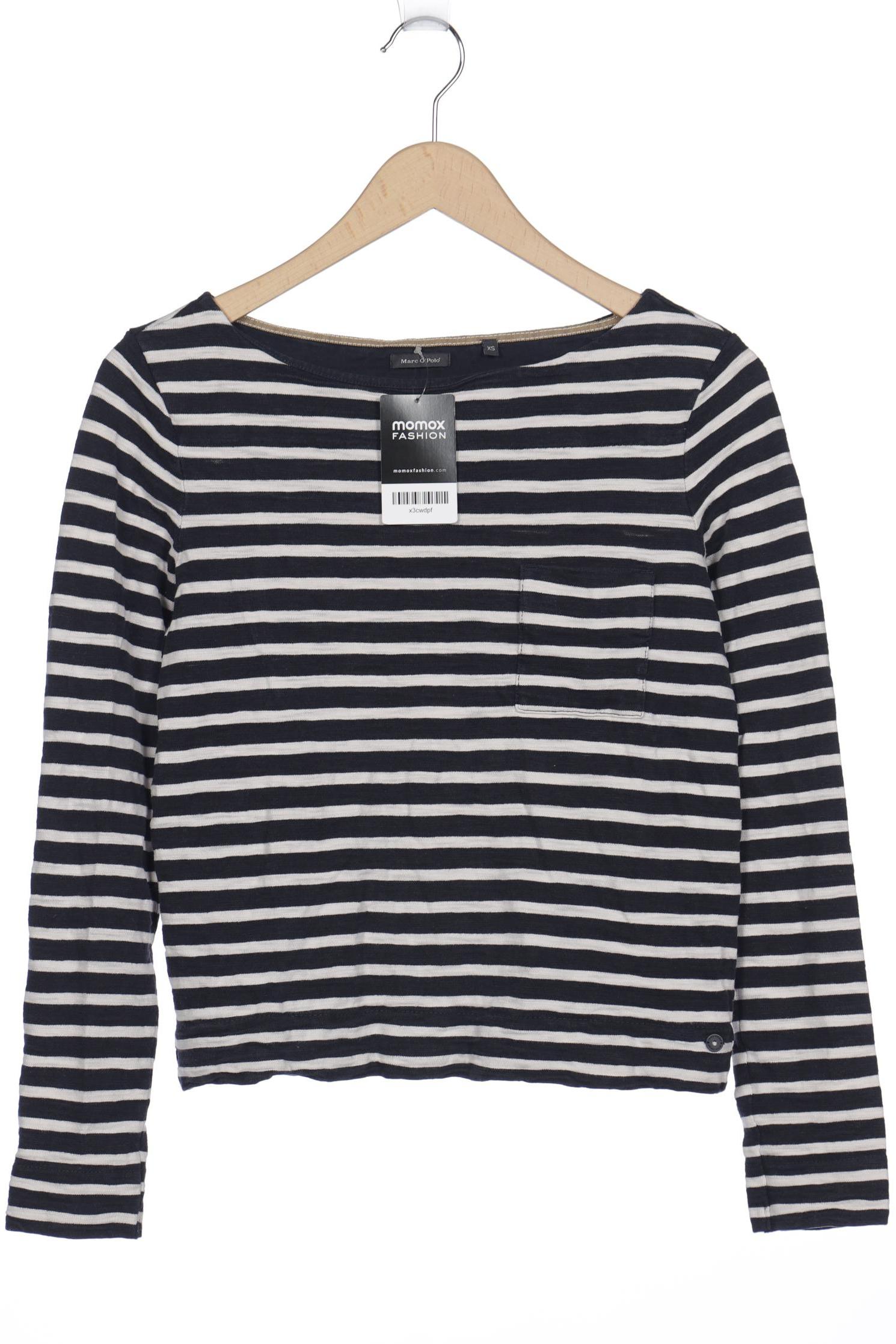 

Marc O Polo Damen Langarmshirt, marineblau