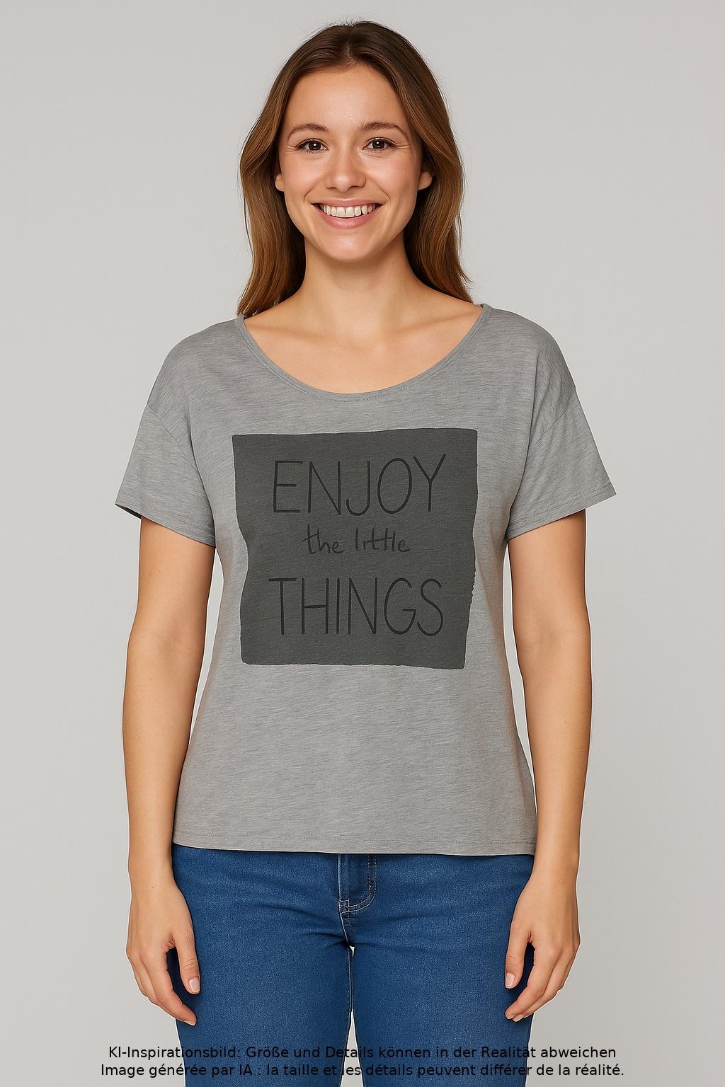 

Marc O Polo Damen T-Shirt, grau, Gr. 38