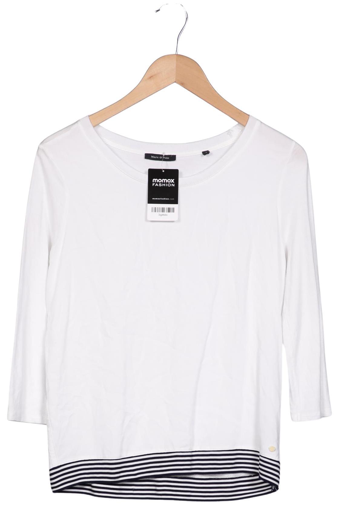 

Marc O Polo Damen Langarmshirt, weiß, Gr. 36