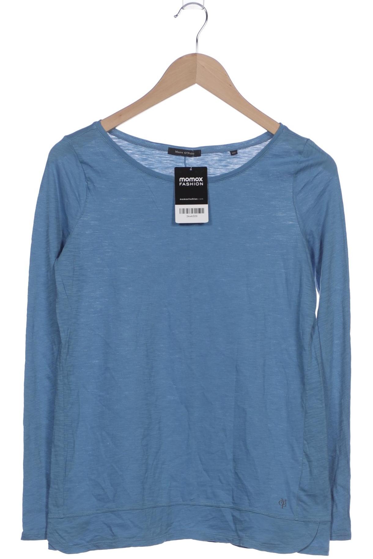 

Marc O Polo Damen Langarmshirt, blau, Gr. 32