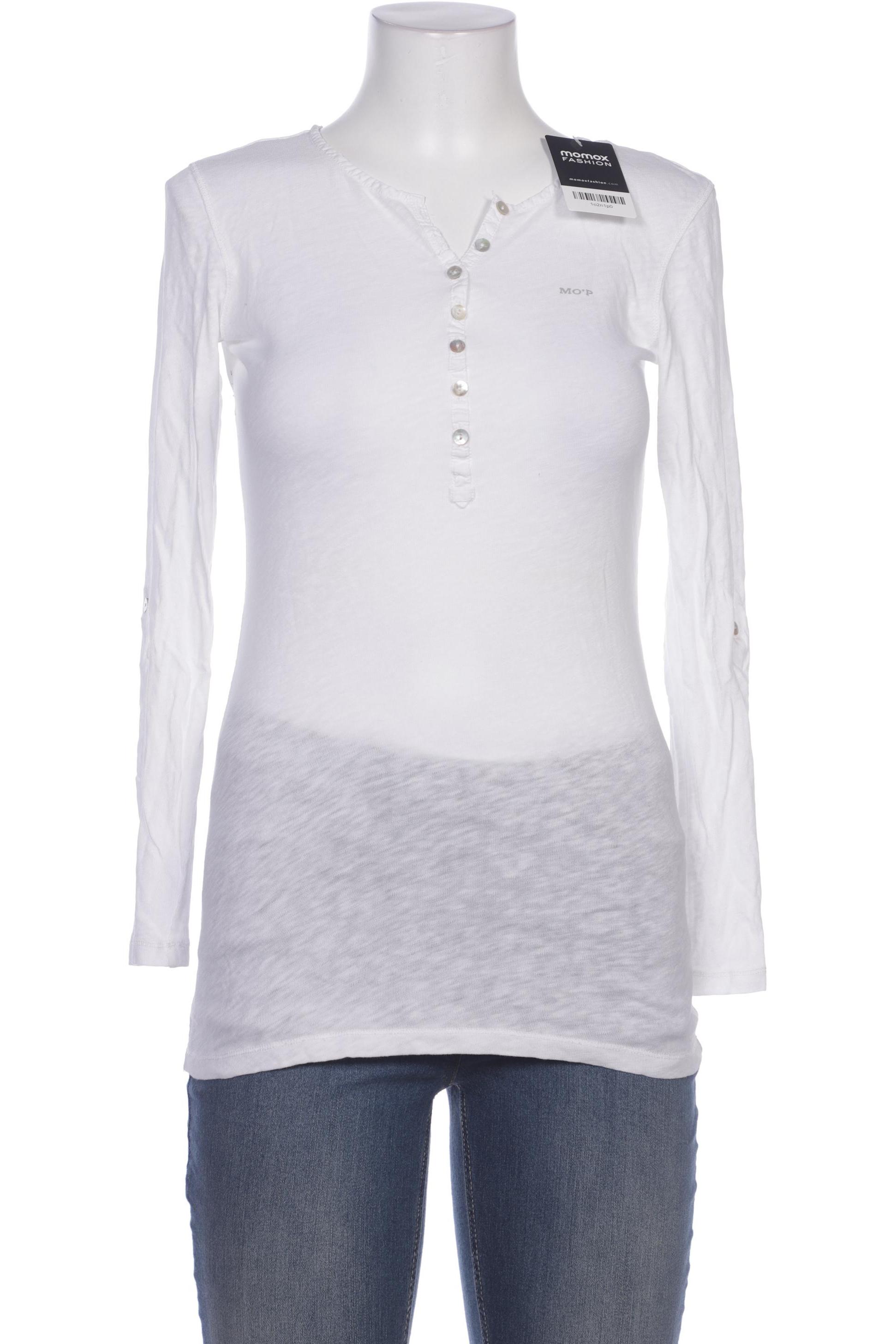 

Marc O Polo Damen Langarmshirt, weiß, Gr. 36