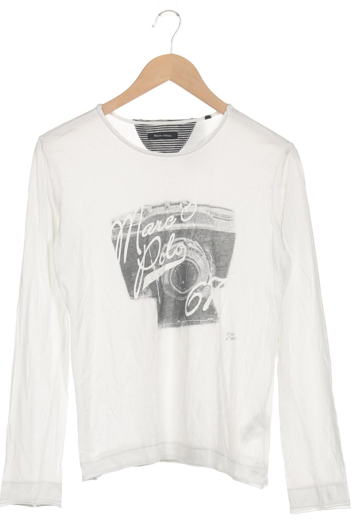 

Marc O Polo Herren Langarmshirt, weiß, Gr. 164