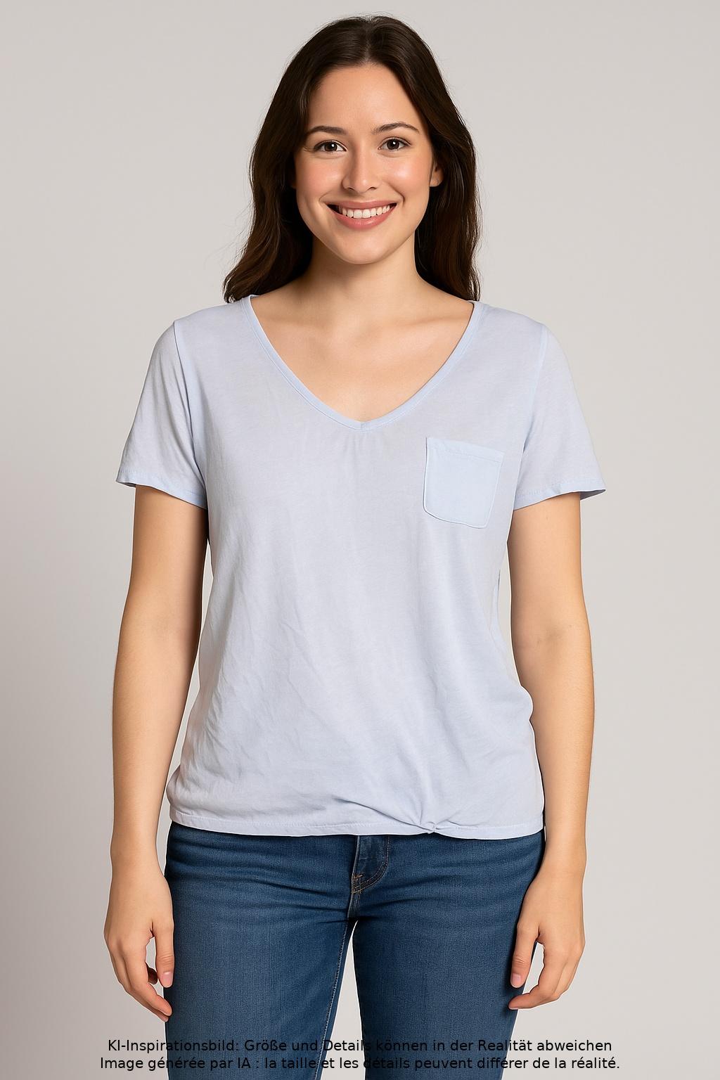 

Marc O Polo Damen T-Shirt, hellblau, Gr. 36