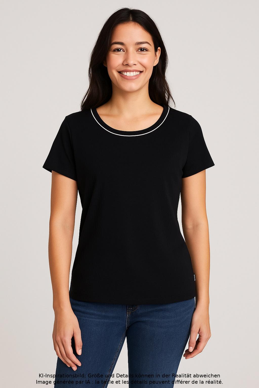 

Marc O Polo Damen T-Shirt, marineblau, Gr. 36