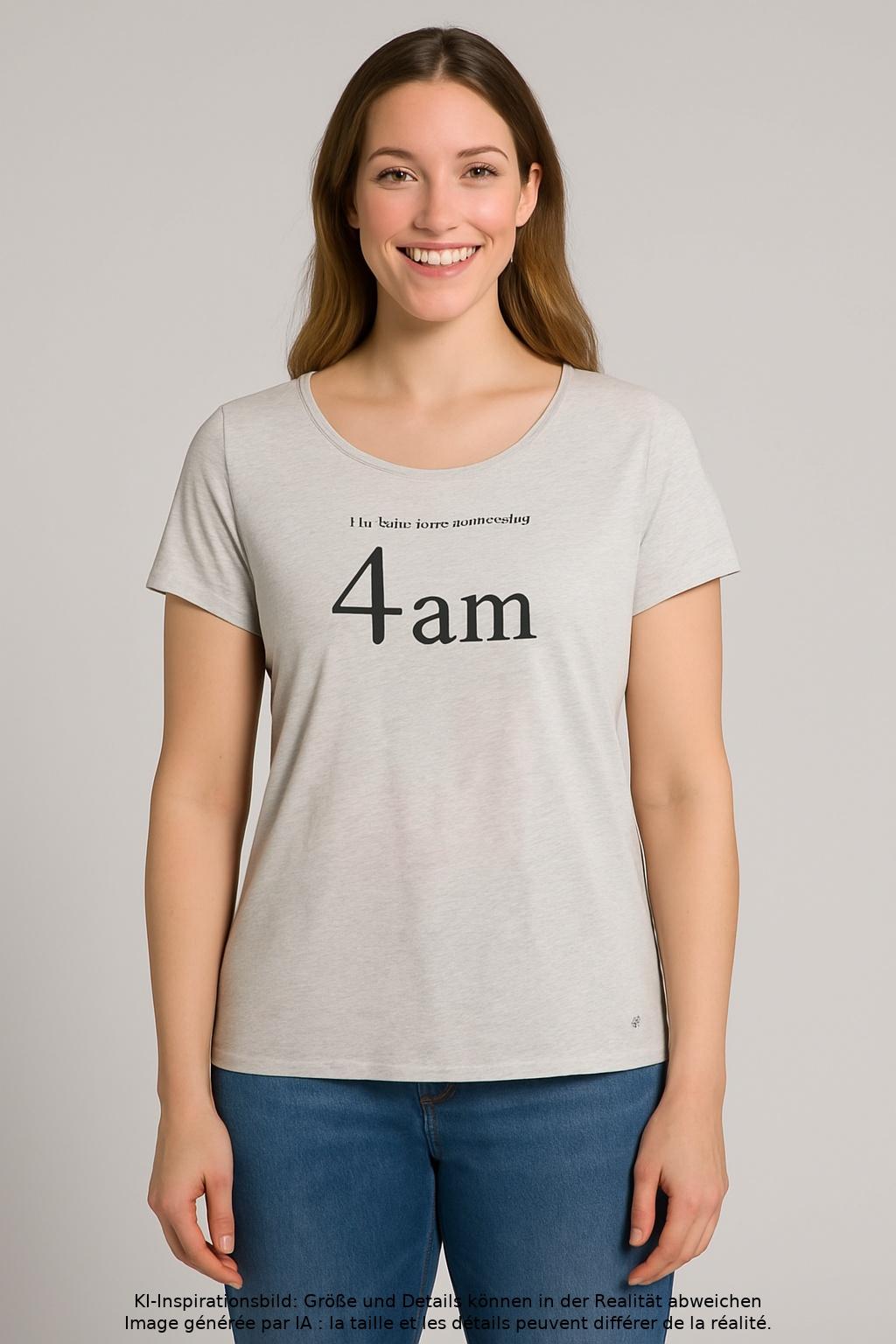 

Marc O Polo Damen T-Shirt, grau, Gr. 42