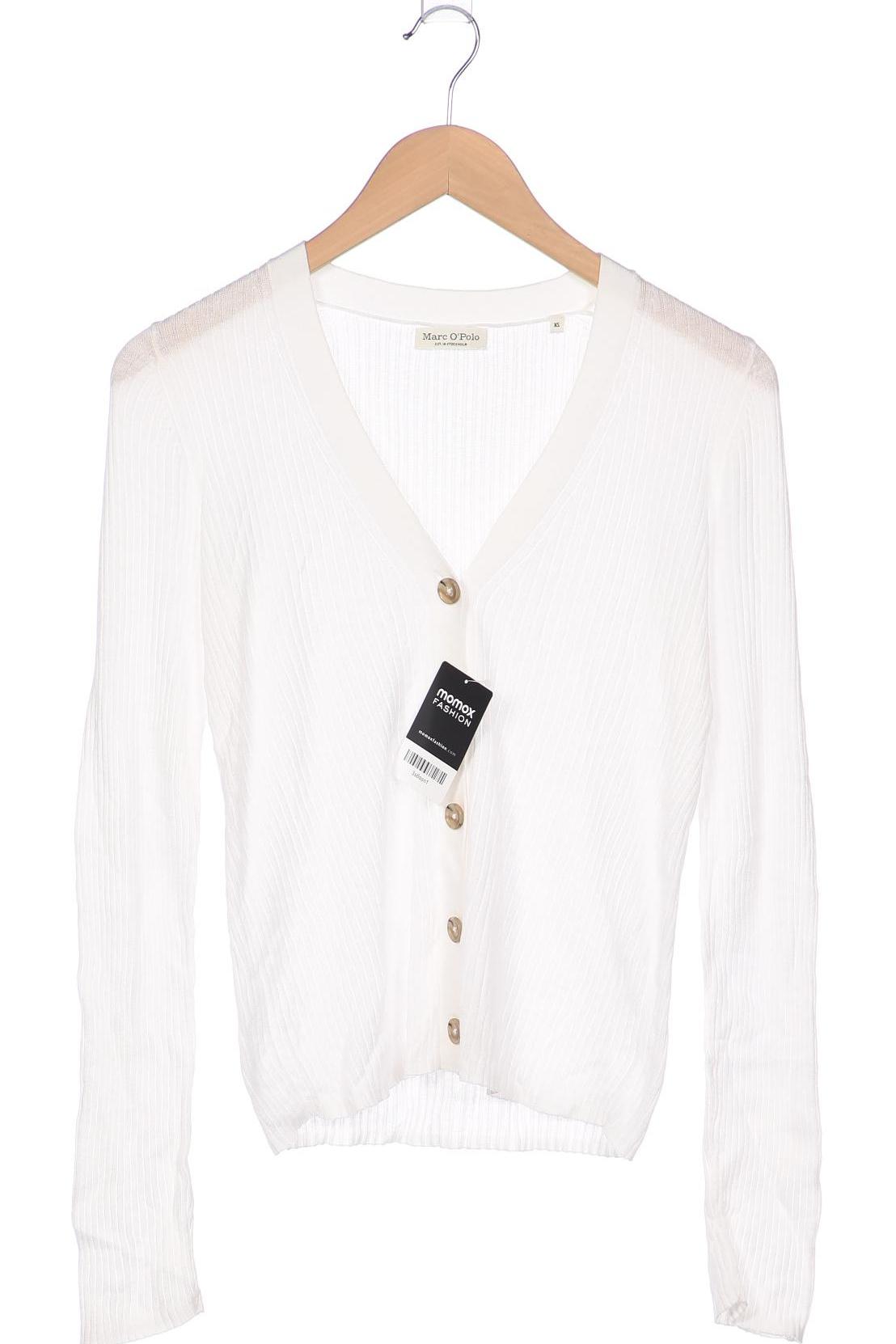 

Marc O Polo Damen Strickjacke, weiß, Gr. 34