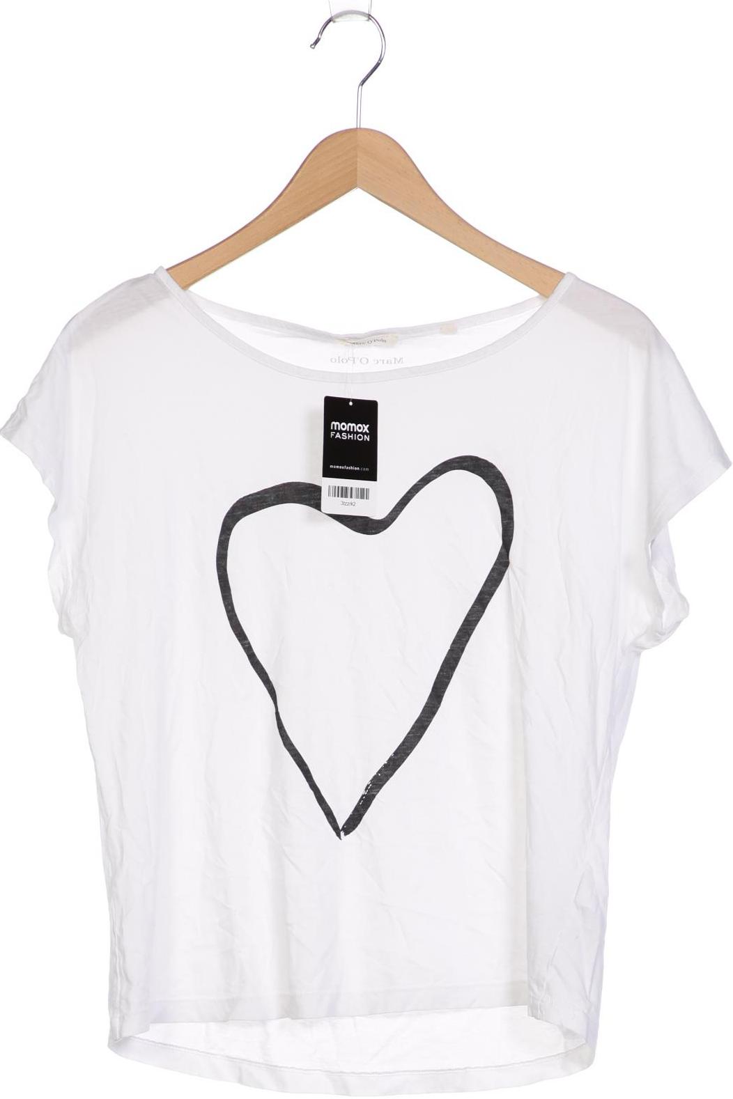 

Marc O Polo Damen T-Shirt, weiß, Gr. 38