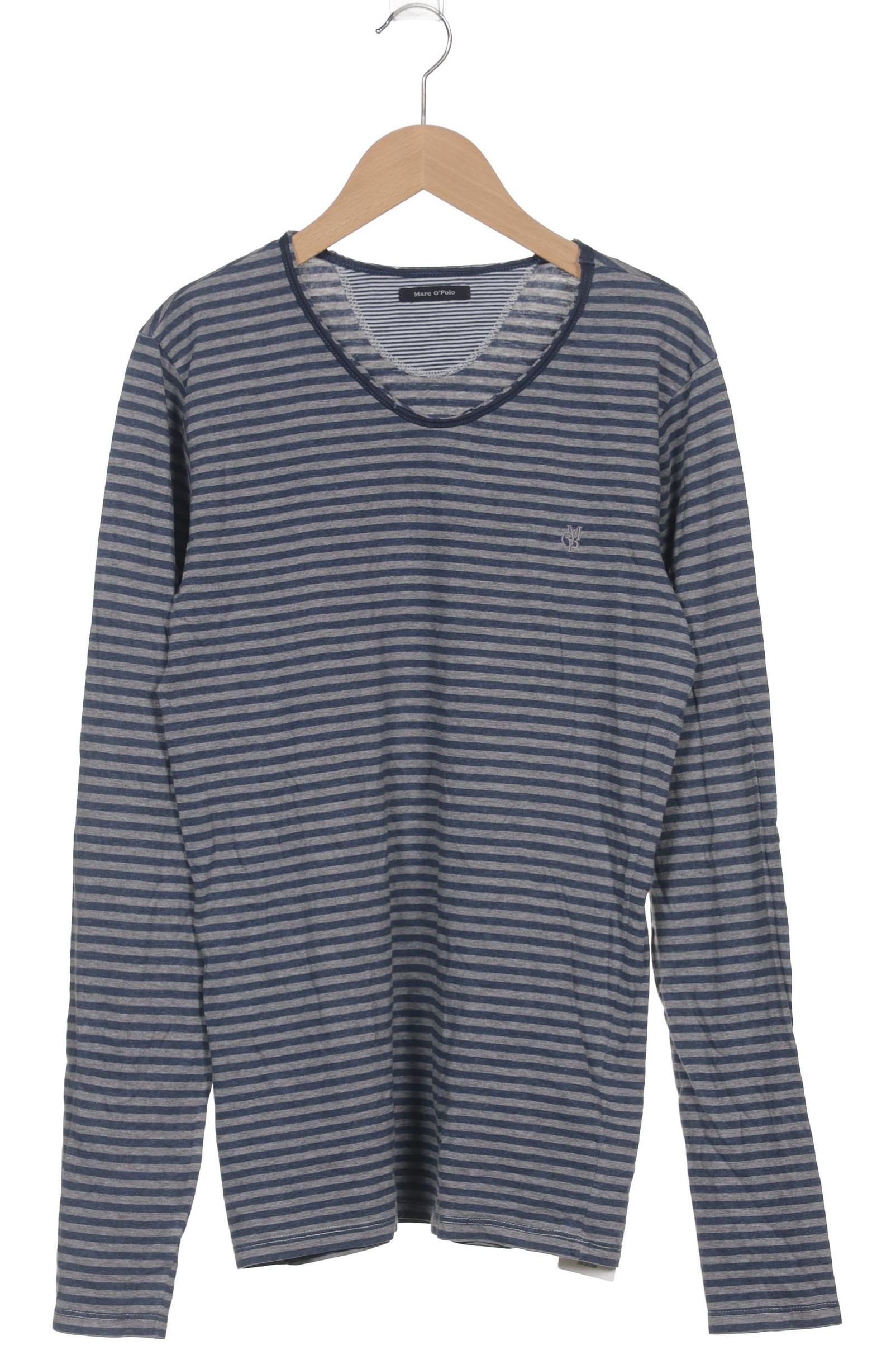 

Marc O Polo Herren Langarmshirt, blau, Gr. 44